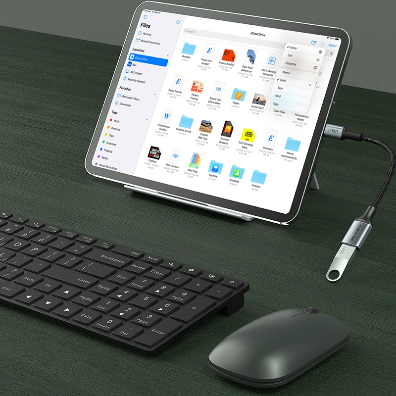 Cabletime-adaptador OTG Tpye C USB 3,0 hembra, Cable de carga rápida de 5GBPS, Datos rápidos para Xiaomi Mix 3, Huawei C380 - imagen 5