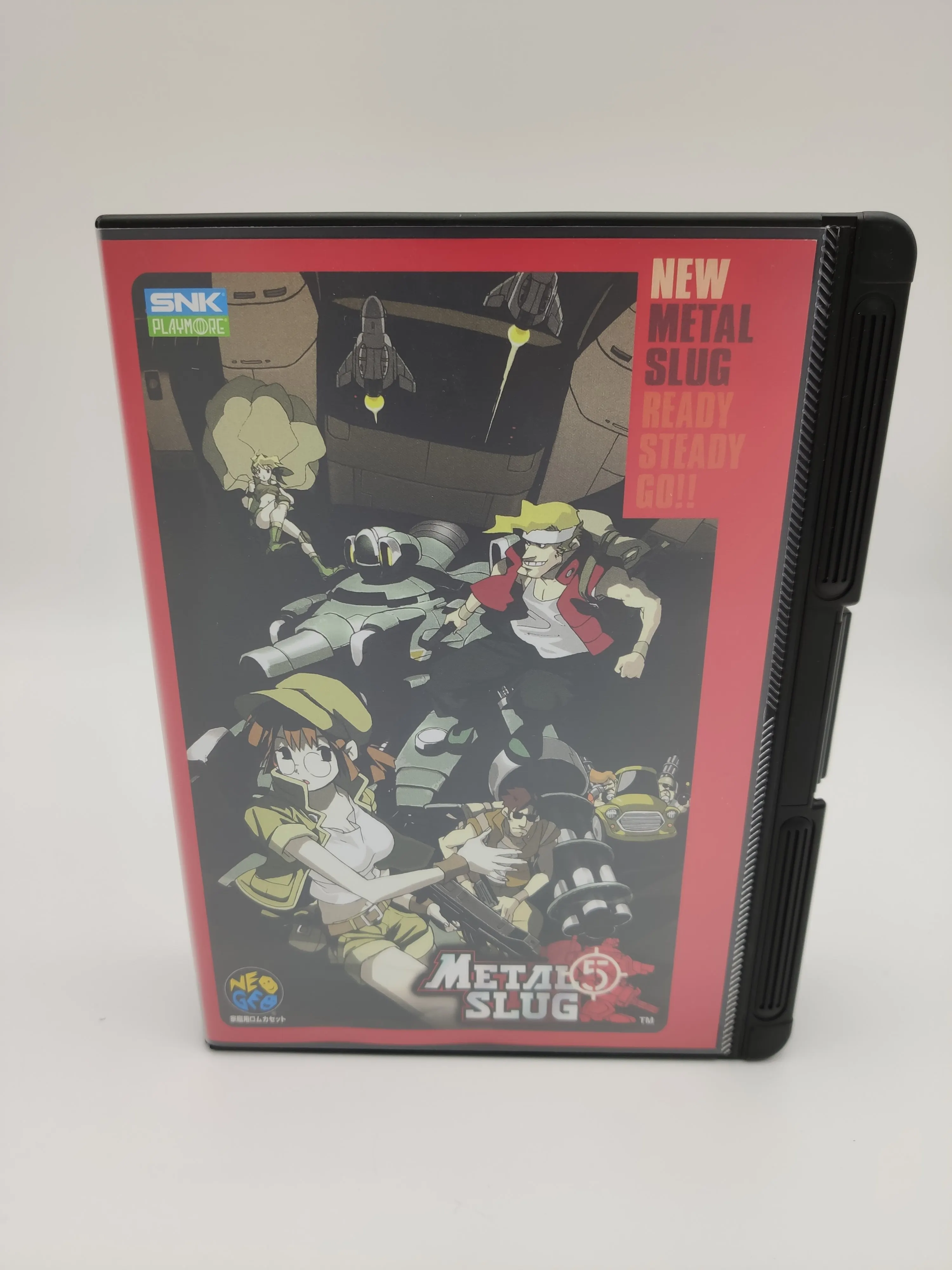 Caja de cierre a presión + inserto de METAL SLUG 5 Japón NEO GEO AES nuevo