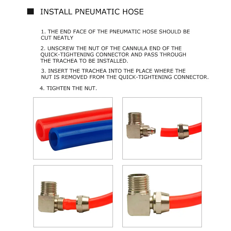 Accesorio neumático de aire de 10 piezas, de KL-PL8 KL-PL6, tuerca de bloqueo de KL-PL10, tornillo rápido, conector rápido, accesorios de aire de codo - imagen 3