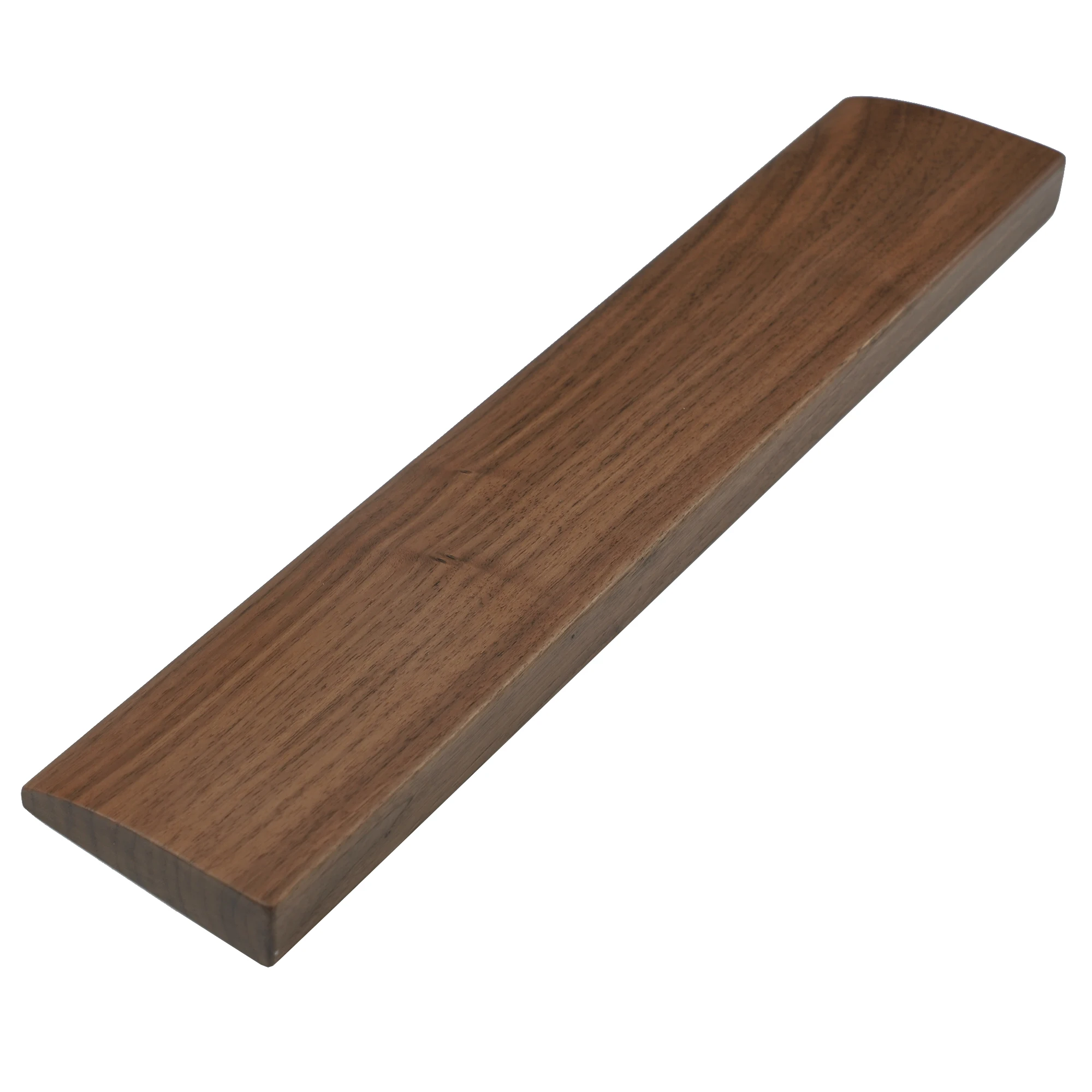 Reposamuñecas de madera de nogal para teclado de 96 Melody96, almohadilla de goma para escritura ergonómica - imagen 3