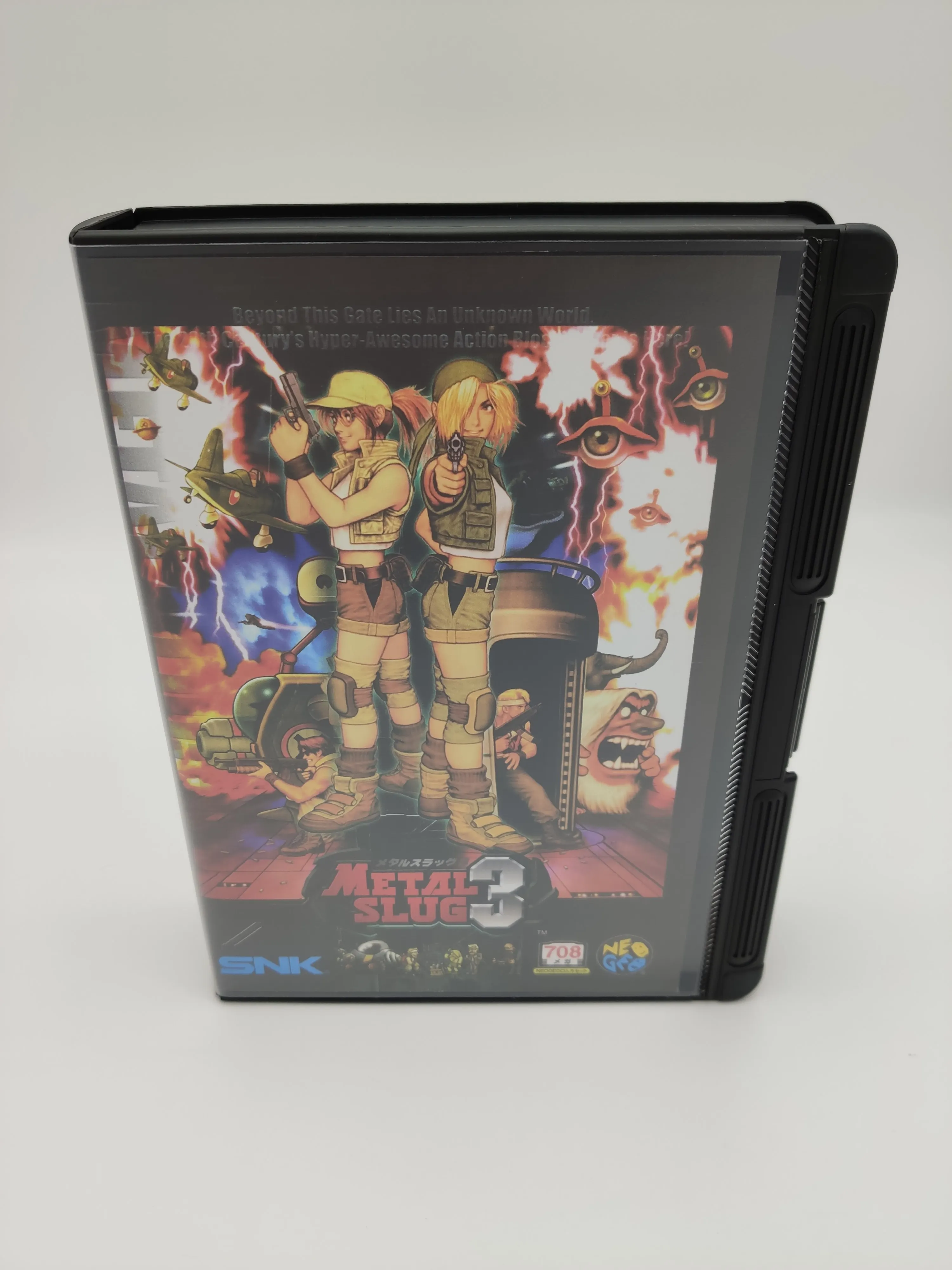 Caja de cierre a presión + inserto de METAL SLUG 3 Japón NEO GEO AES nuevo