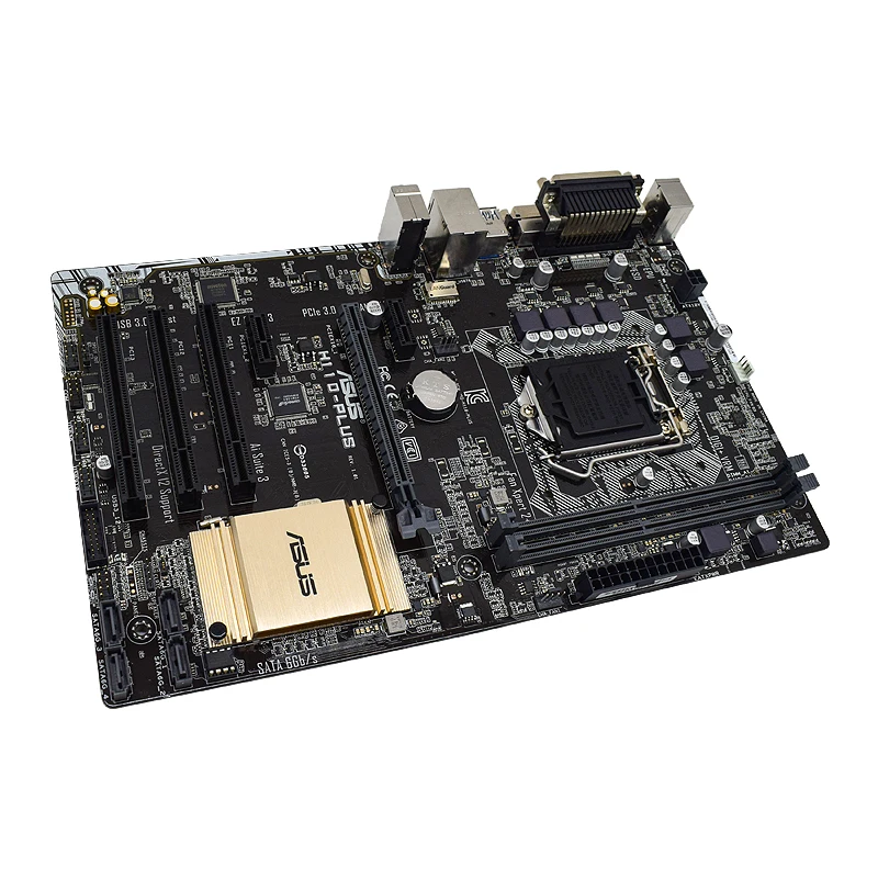 Placa base Asus H110-PLUS LGA 1151 Intel H110 DDR4 32GB compatible con Core i3-6300 i3-7300 i5-6500 i7-7700 i5-7400 cpu ATX - imagen 4