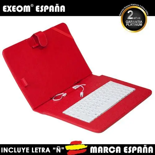 Funda con Teclado en Español para Tablet 7" CoverPAD X70 FUNDA Universal Tablet  7 - imagen 5