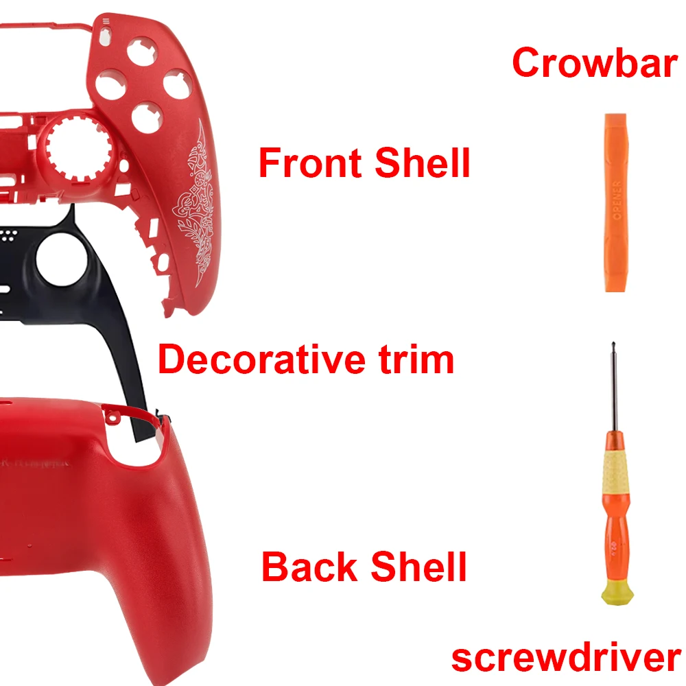 Kit Carcasa de Repuesto para Mando PS5 – Cubierta Completa - imagen 2