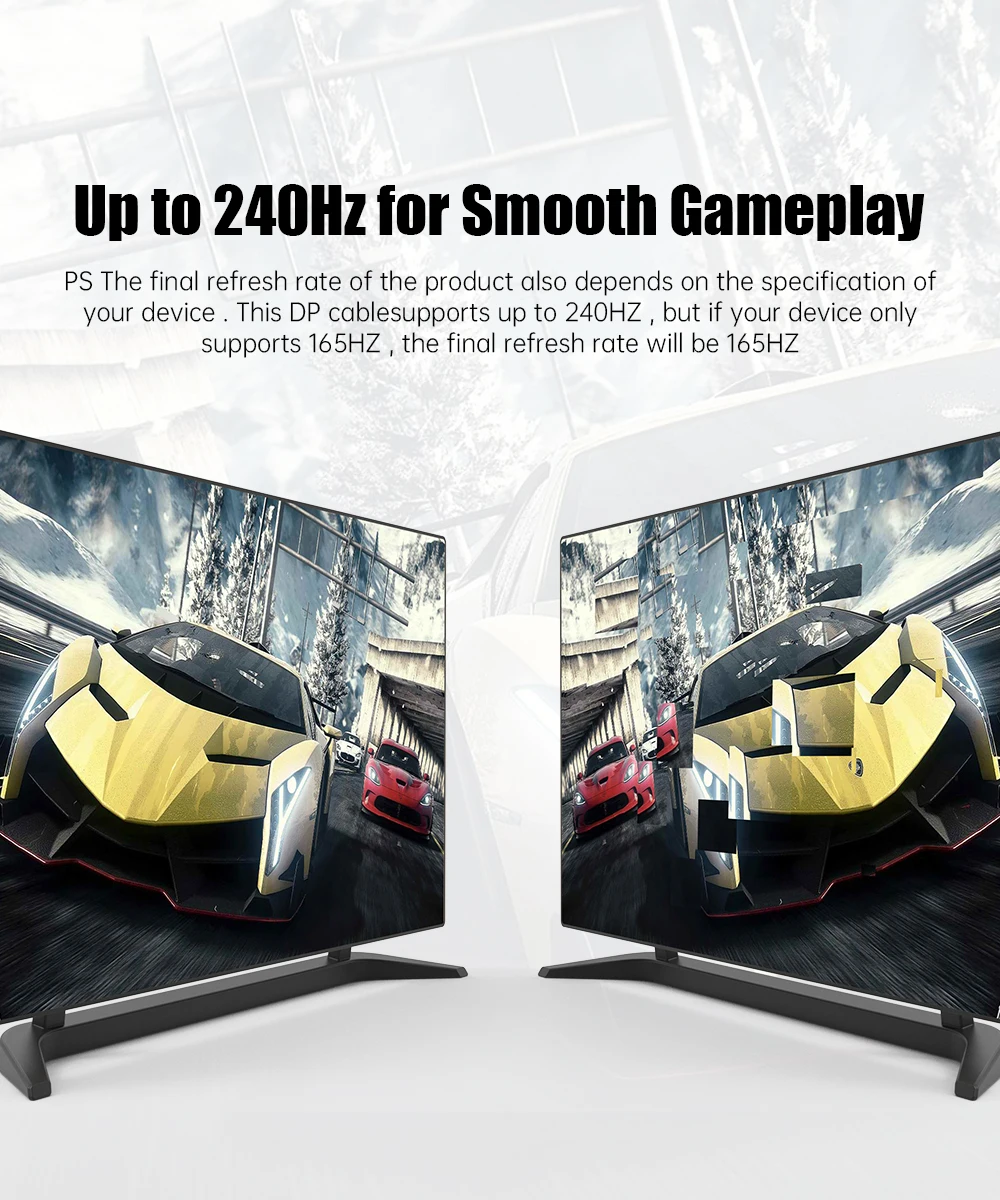 Frecuencia hasta 240 Hz