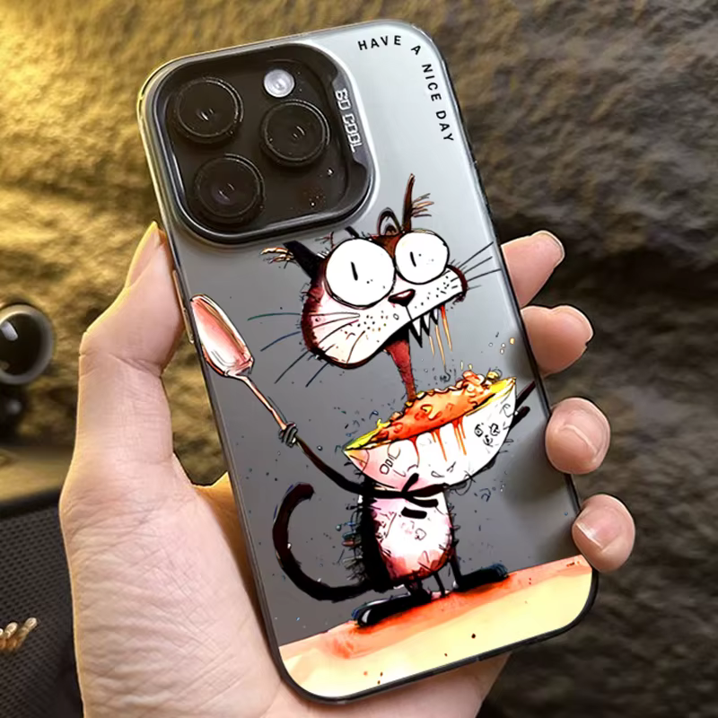 Funda transparente con protector de lentes