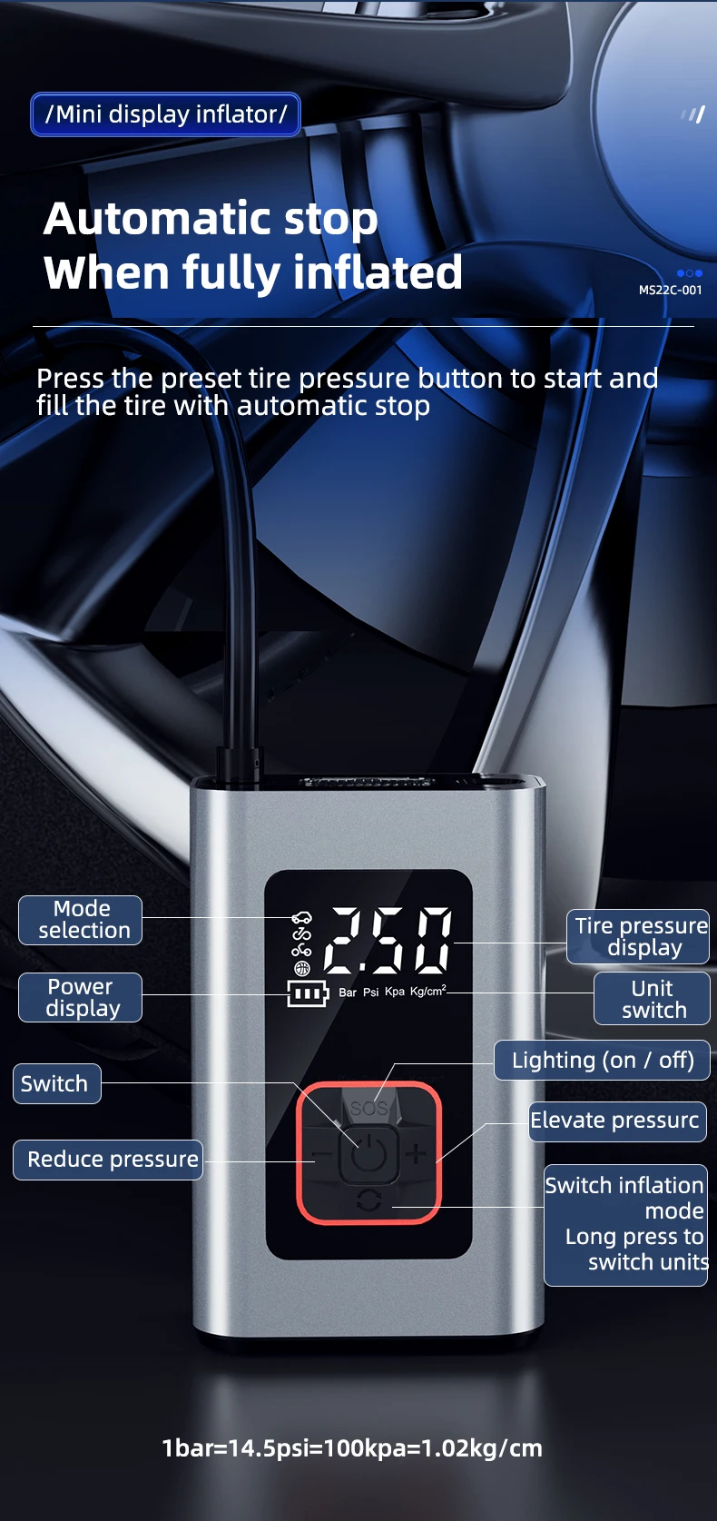 Luz LED para emergencias nocturnas