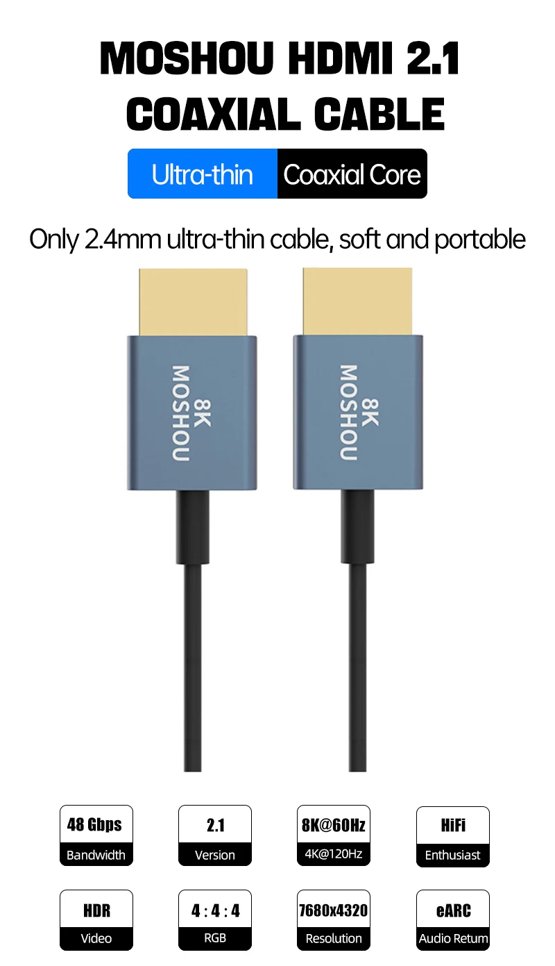 Conectores HDMI MOSHOU近距离