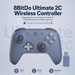 8BitDo Ultimate 2C Mando Inalámbrico para PC, Steam Deck y Juegos