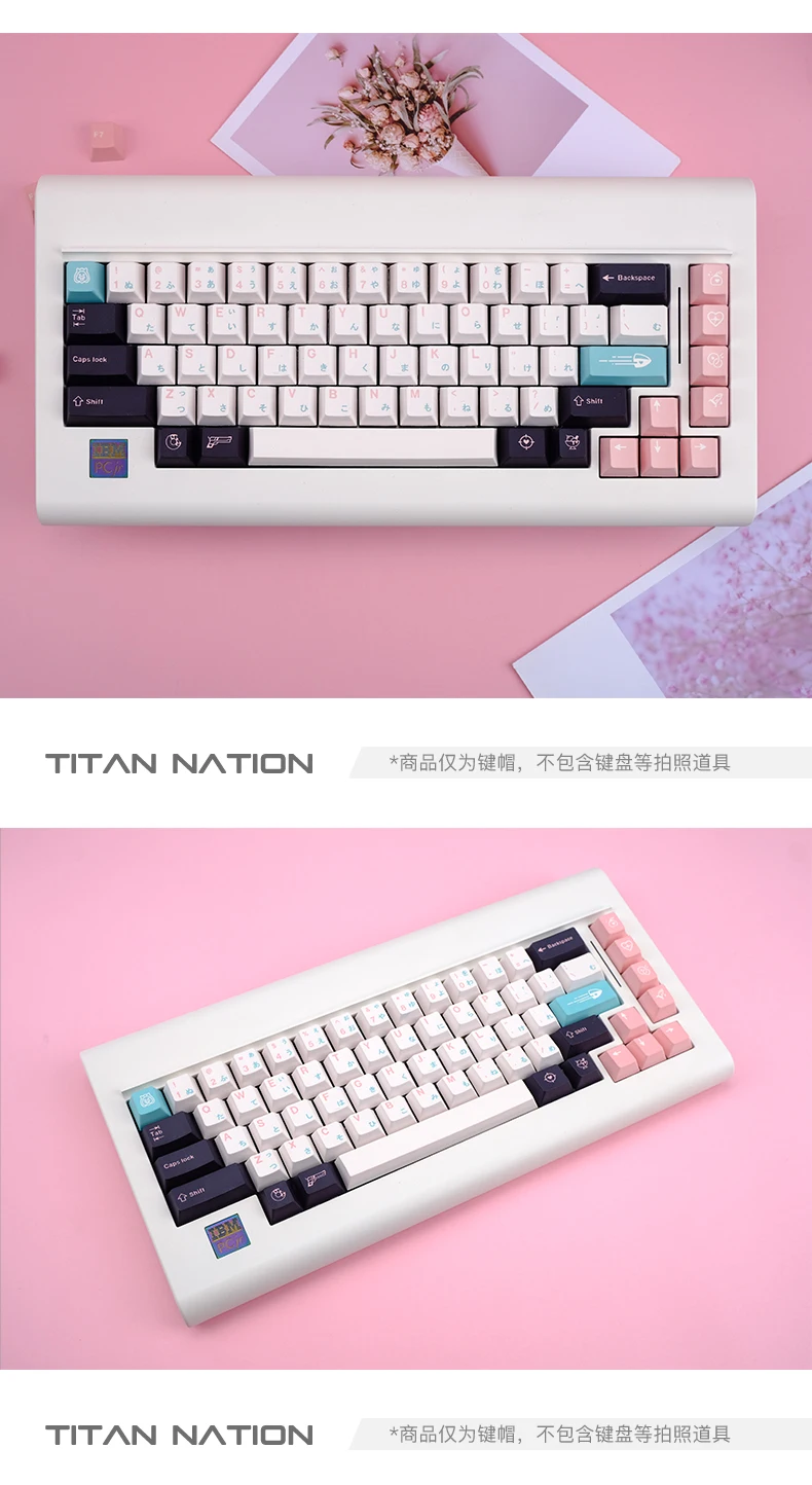 Color y detalle de los keycaps