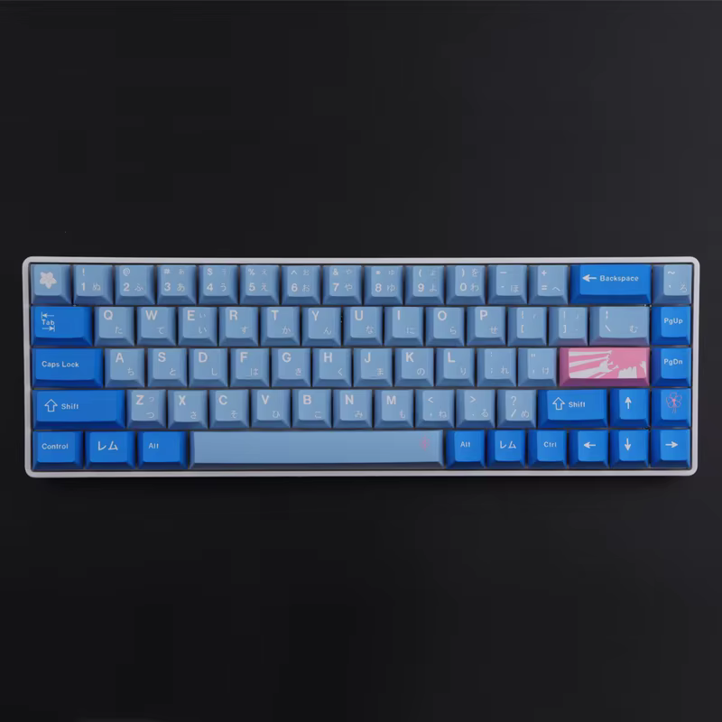 Teclas GMK Oni con perfil Cherry en diseño oscuro