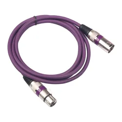 Cable XLR Macho-Hembra 3 Pines OFC Blindaje Trenzado – Audio Profesional