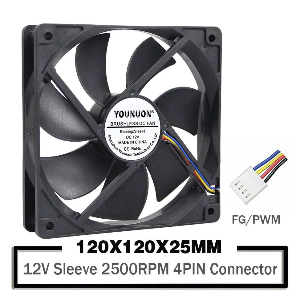 Ventilador Refrigeración 120mm 12V PWM – YOUNUON FG