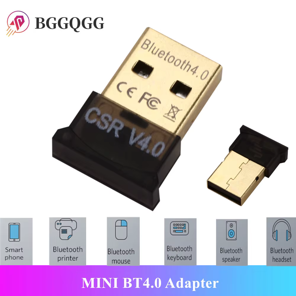 Adaptador Bluetooth mini USB CSR - vista frontal