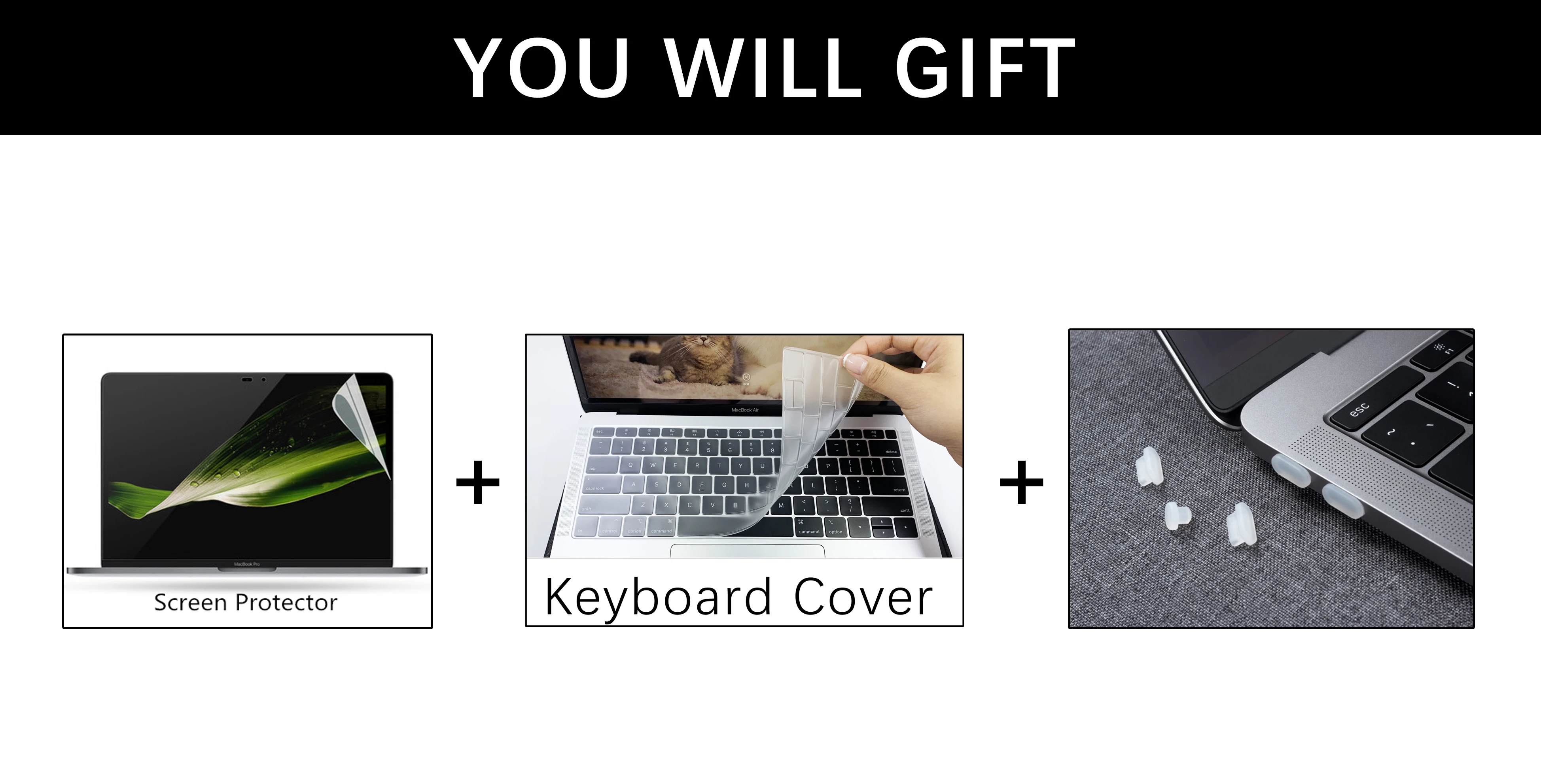 Funda protectora azul para Macbook con cierre de cremallera