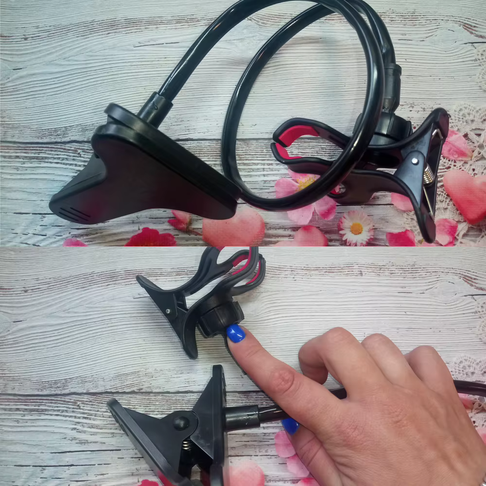 Soporte Teléfono Móvil Brazo Largo Flexible – Universal para Coche - imagen 5