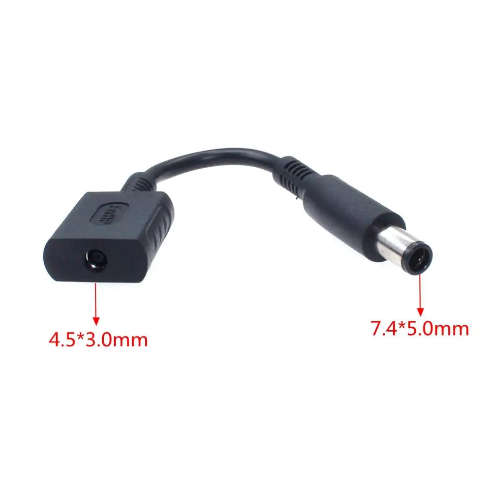 Adaptador HP 4,5 x 3,0 mm hembra a 7,4 x 5,0 mm macho con pin - imagen 4