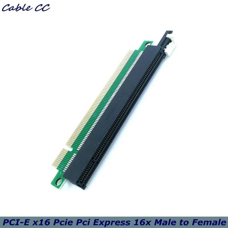 Riser PCI-E x16 visto desde ángulo superior