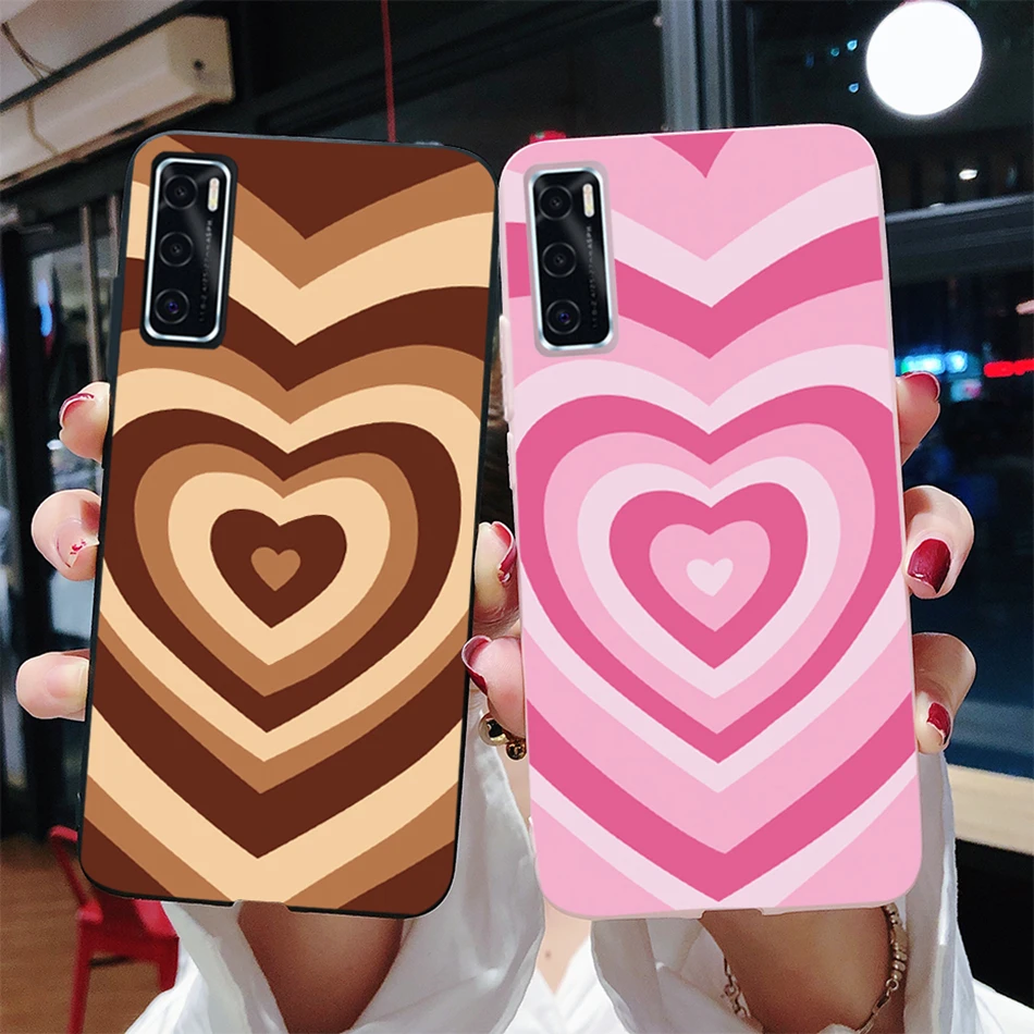 Funda Silicona Vivo V20 SE Corazón – Protección Trasera Suave - imagen 2
