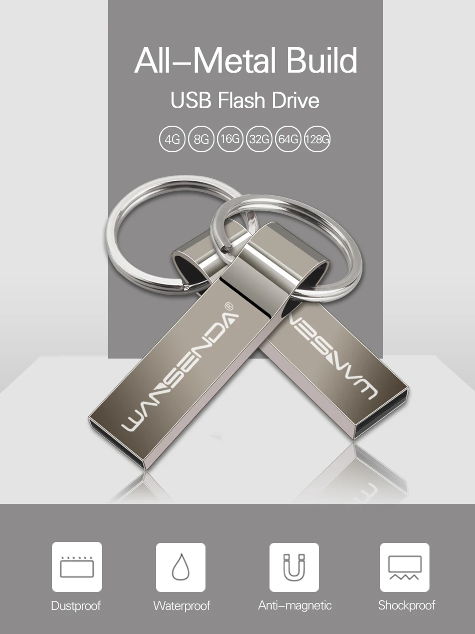 Llaveros USB resistente al agua