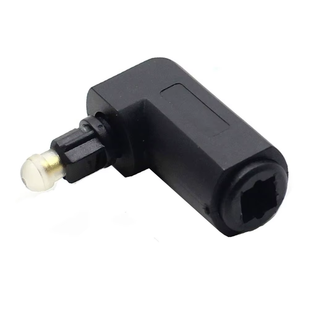 Conector Toslink a Mini adaptador vista frontal