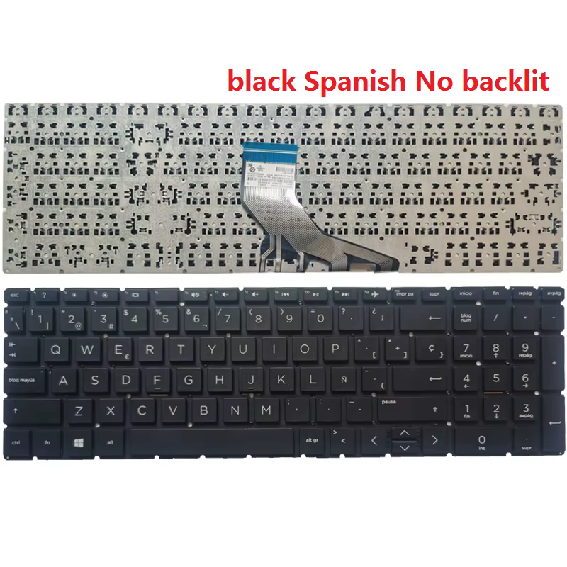 Teclado HP Pavilion detalle teclas