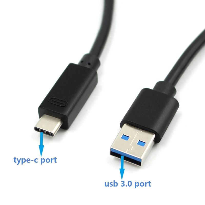 Detalle del conector USB Tipo C