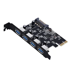 Tarjeta PCIe USB 3.0 4 Puertos – Ampliación para PC