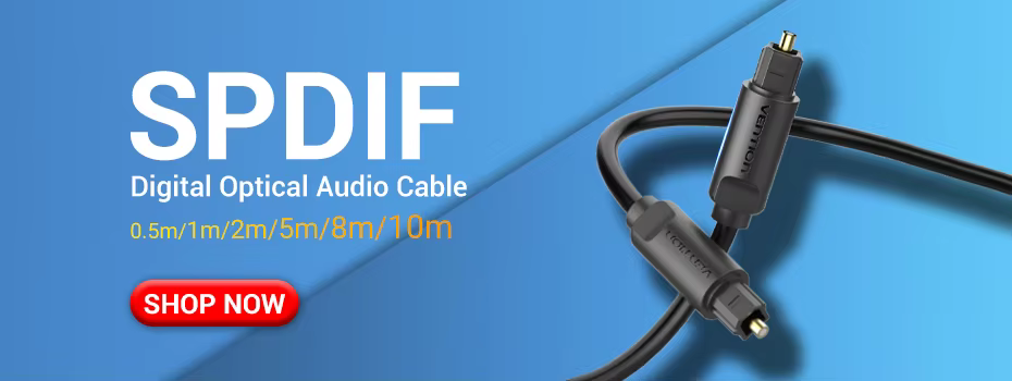 Conexión de audio coaxial para TV y equipos HiFi