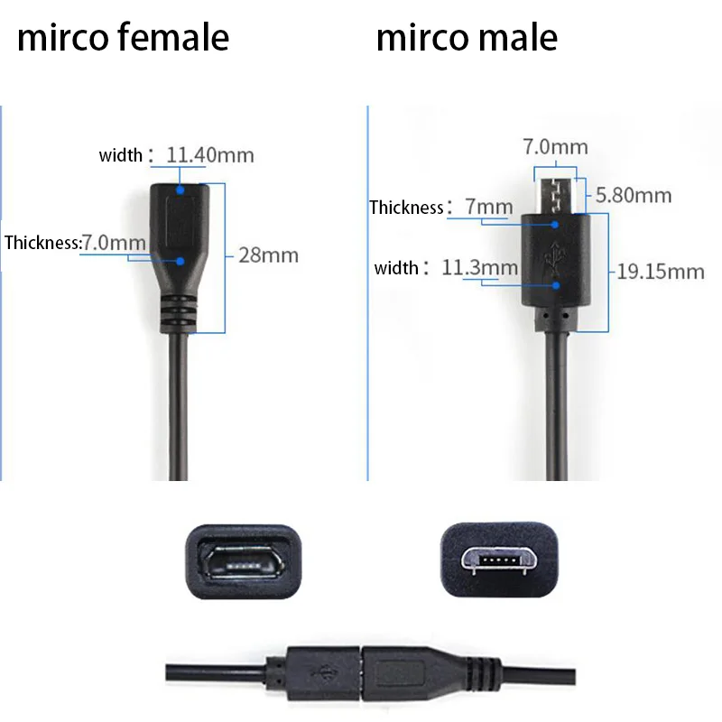 Cable Micro USB 2.0 - imagen de ejemplo