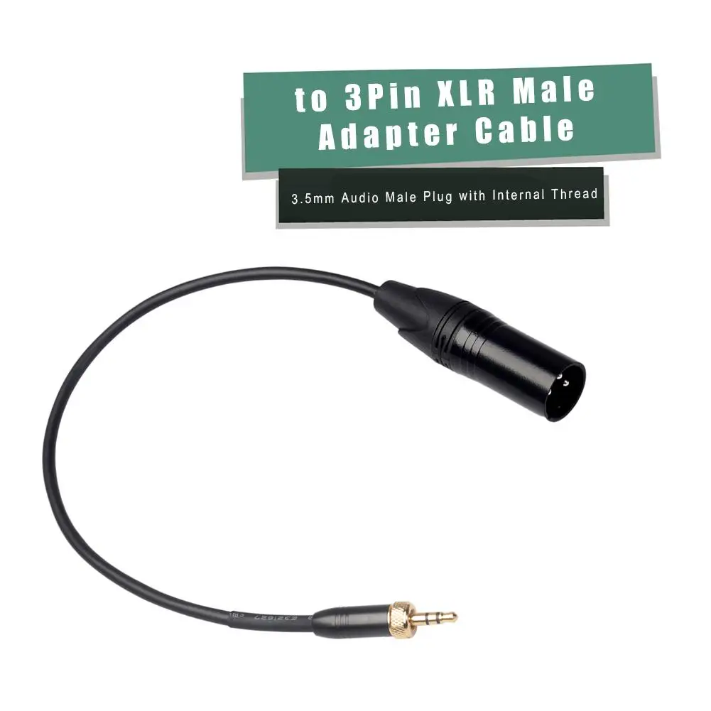 Cable XLR a 6,35 mm estéreo - Aleación de zinc, 0,3 m para micrófono