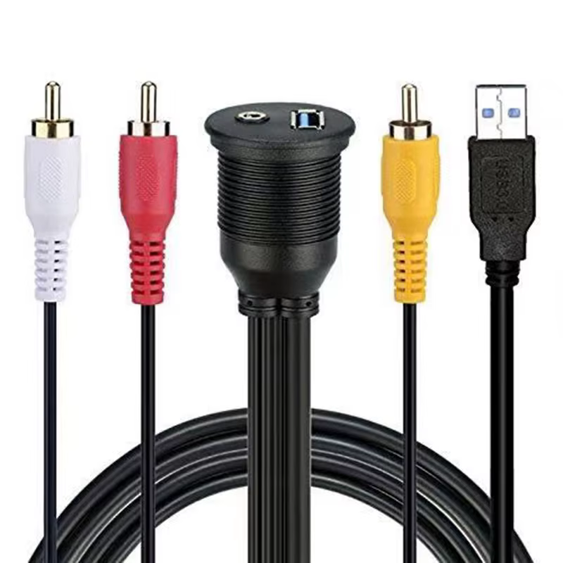 Cable USB 3.0 de Audio y Vídeo para Coche y Barco Impermeable - imagen 2