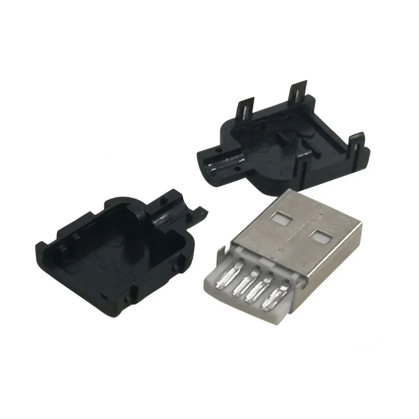 Conector USB tipo A macho frontal