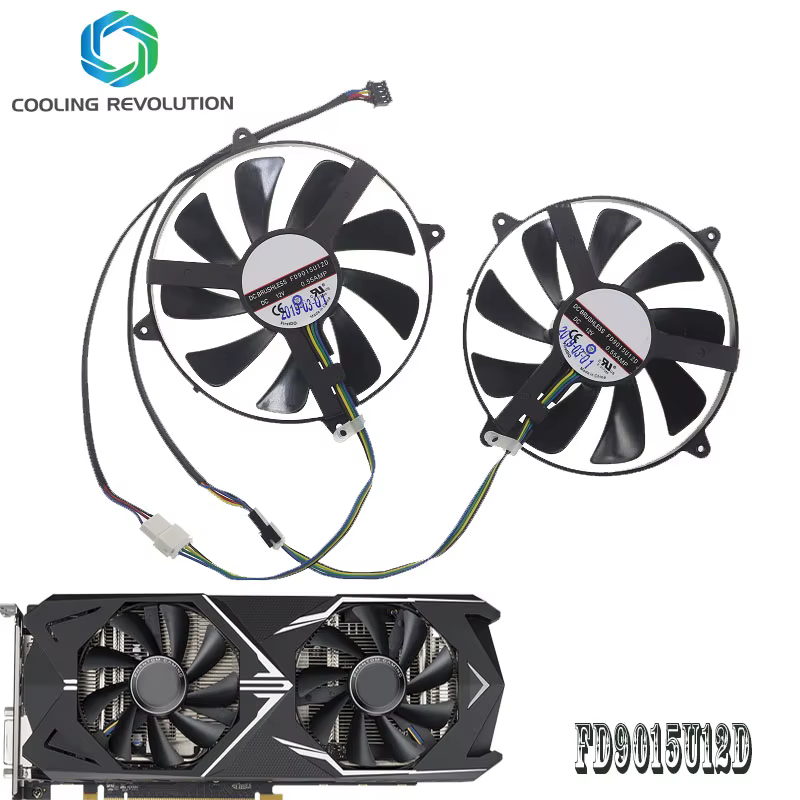 Ventilador GPU 92 mm - vista general