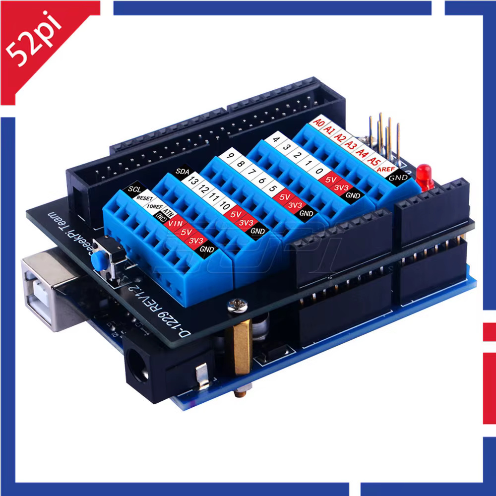 Shield Arduino UNO – Terminales de Tornillo con Cabecera ICSP - imagen 5