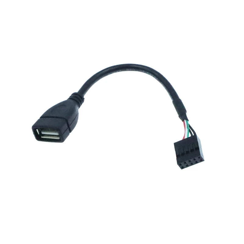 Vista frontal del adaptador USB 9 pines