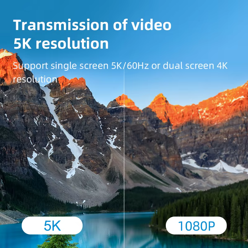 Hagibis USB4 TB 3/4 Cable 40Gbps 5K60 MacBook Pro e iPhone 17 - imagen 4