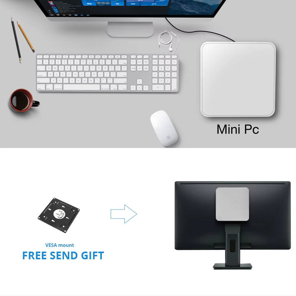 Puertos USB y salidas de video