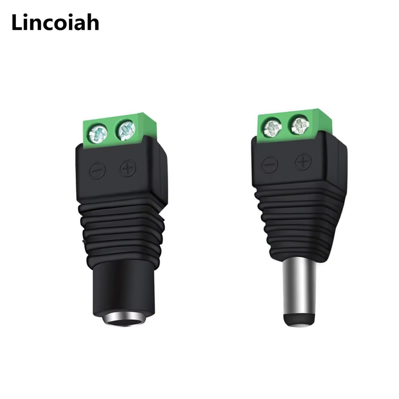 Detalle del conector DC hembra de 5,5mm