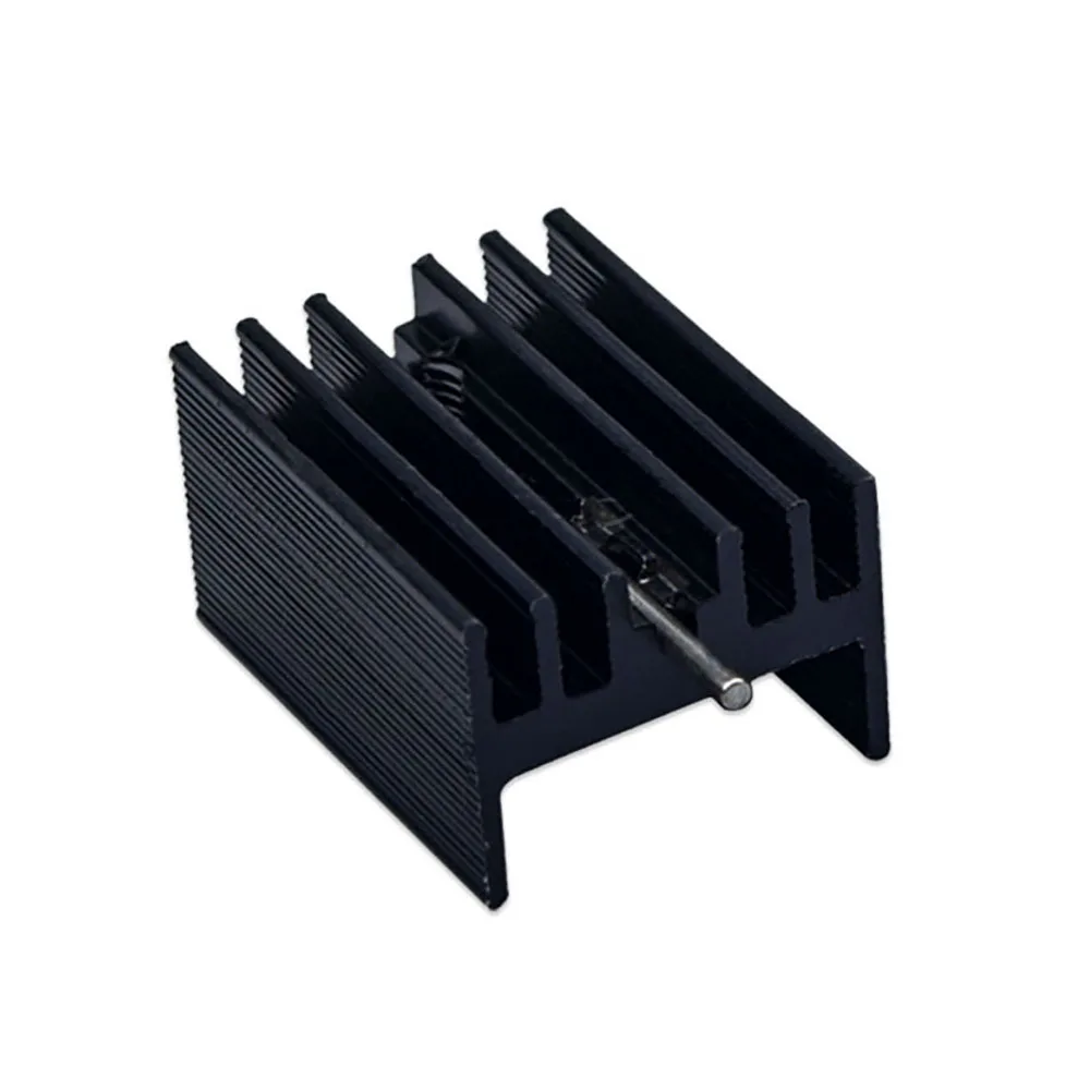 Disipador Térmico TO220 - Aluminum Negro para MOS 7805 - imagen 2