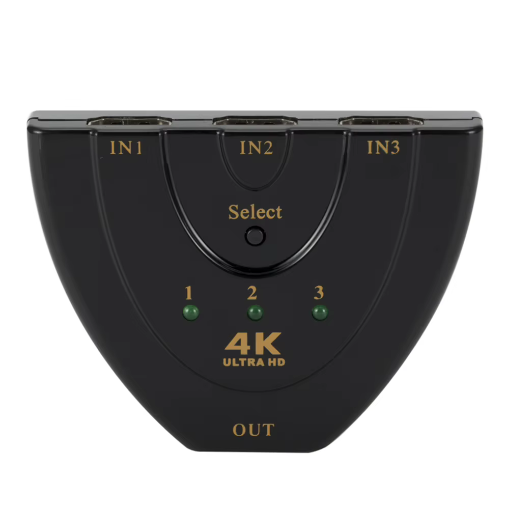 Conmutador HDMI 3 Puertos - Divisor 4K/2K Mini 1080P para HDTV/PC - imagen 2