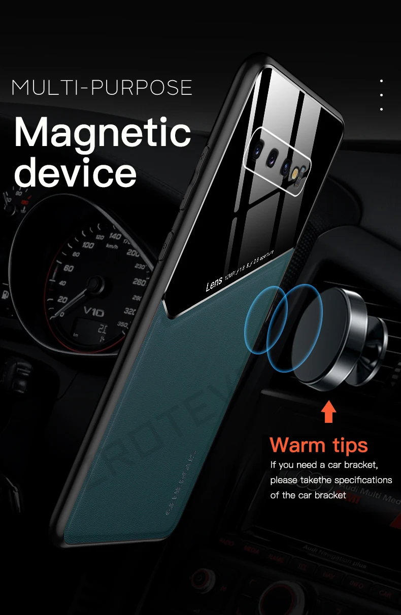 Funda magnética Galaxy S24 Ultra vista lateral