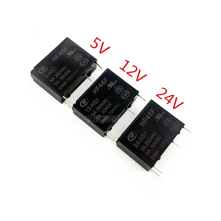 Relés HF46F en formato retail