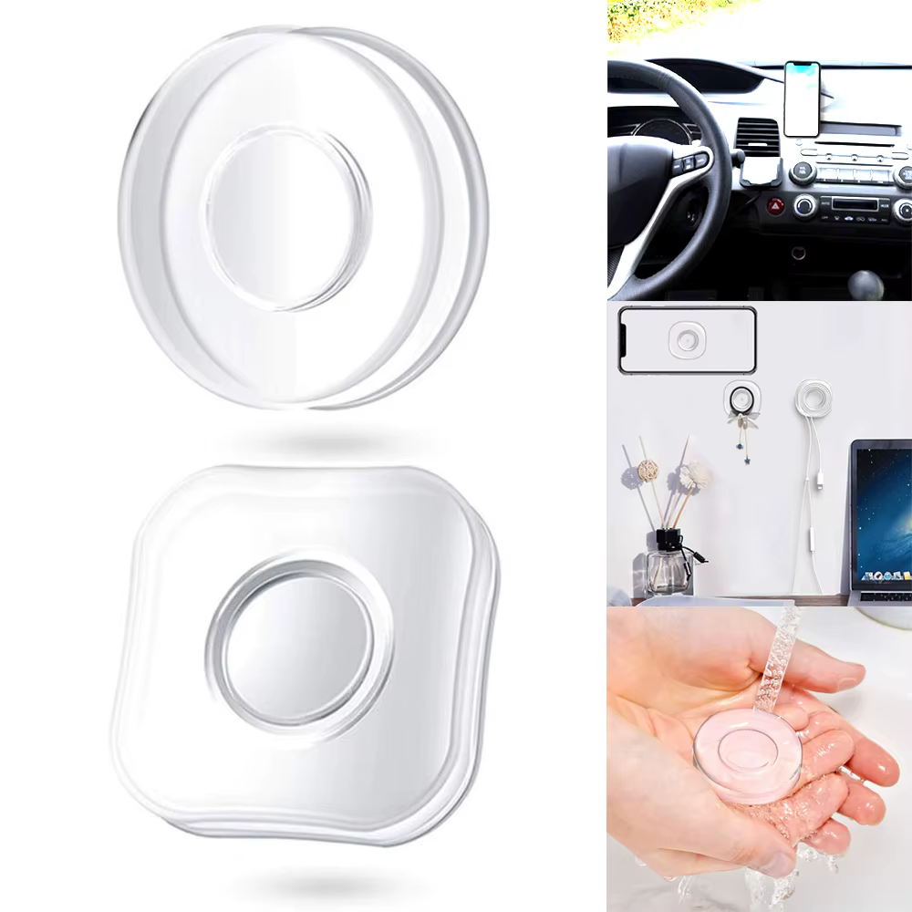Soporte Adhesivo Nano Gel Reutilizable para Móvil Coche y Pared