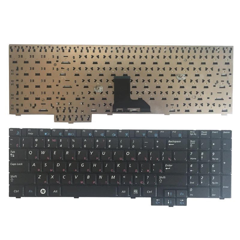 Teclado ruso negro para portátiles Samsung serie R
