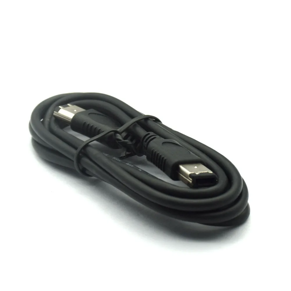 Vista lateral del cable IEEE 1394 negro de 1,5 m