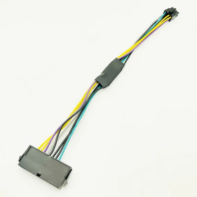 Detalle de los conectores del cable
