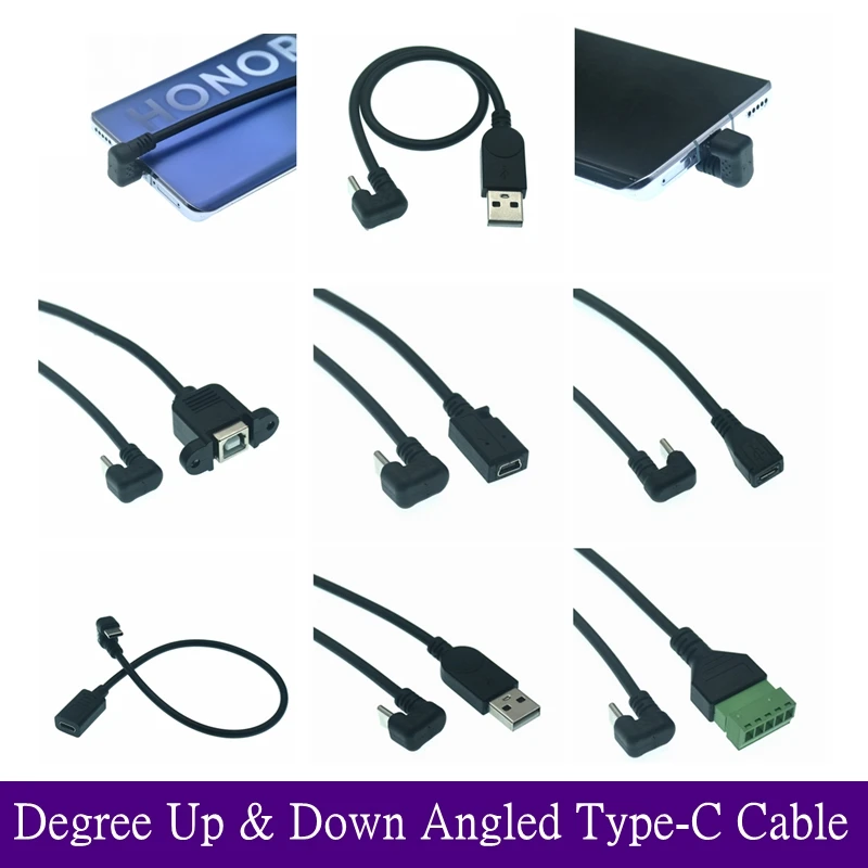 Cable adaptador USB-C macho a Micro USB B hembra OTG 25 cm - imagen 3