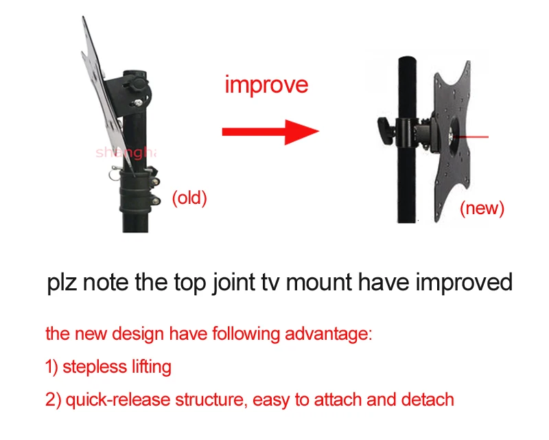 Soporte Suelo Plegable DLS-10A para TV 14-40" - 50kg VESA 200x200mm - imagen 2