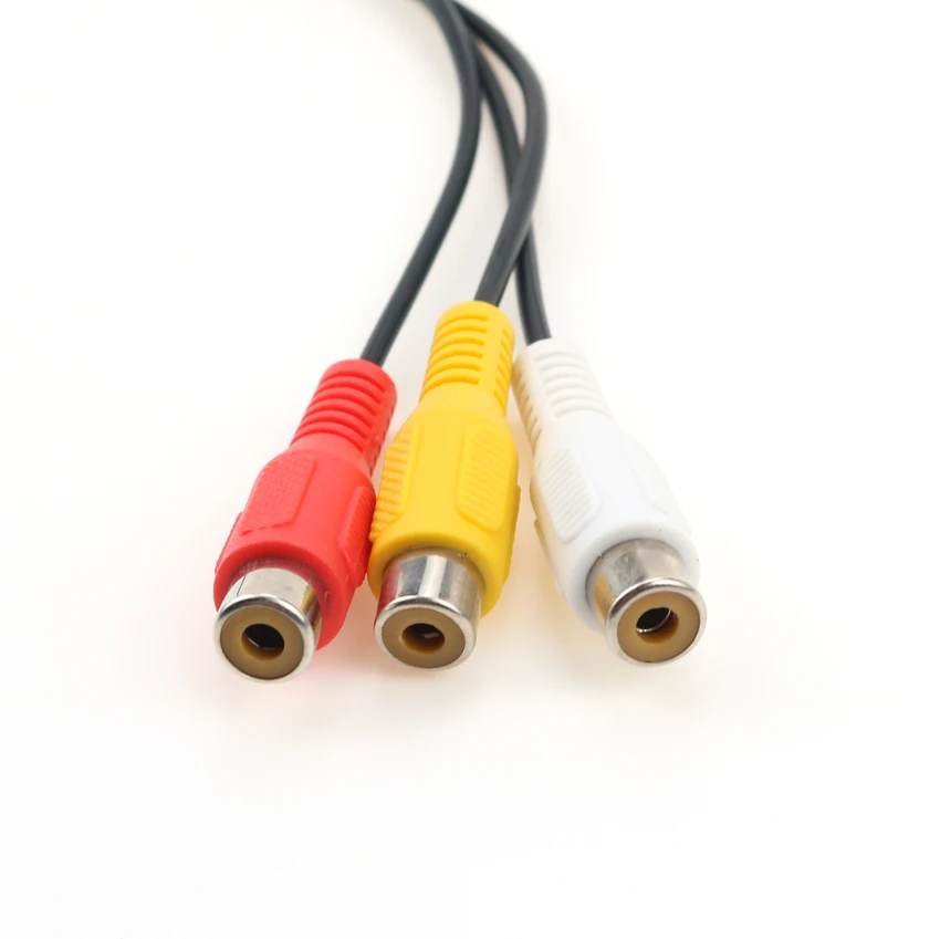 Cable AV JCD - detalle de conectores